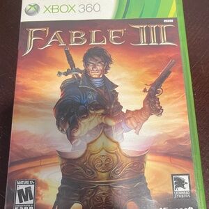 Xbox 360 Fable III Lionhead Studios Video Game CD Rated M for Mature